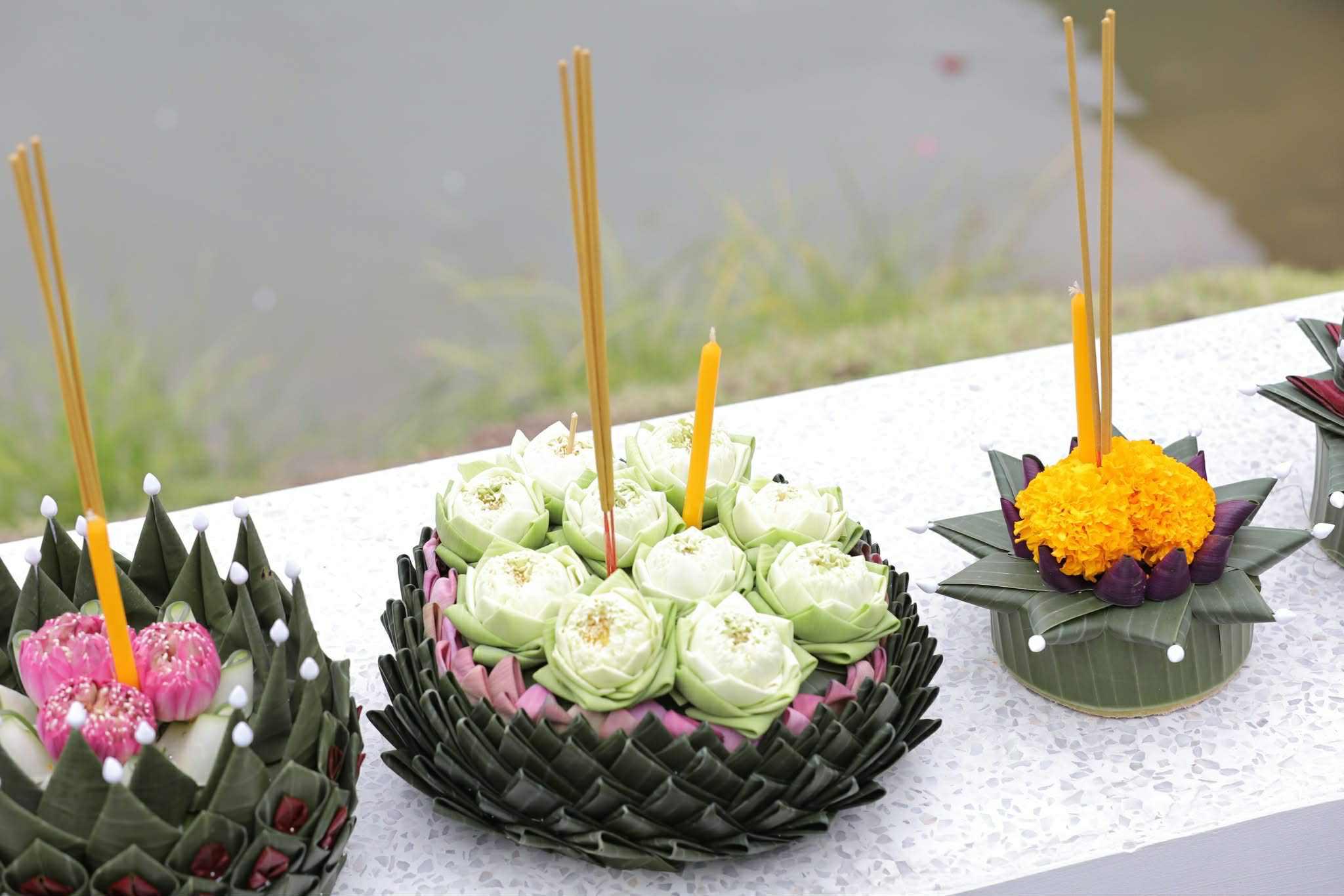 4. กิจกรรมประดิษฐ์กระทงจากวัสดุธรรมชาตื