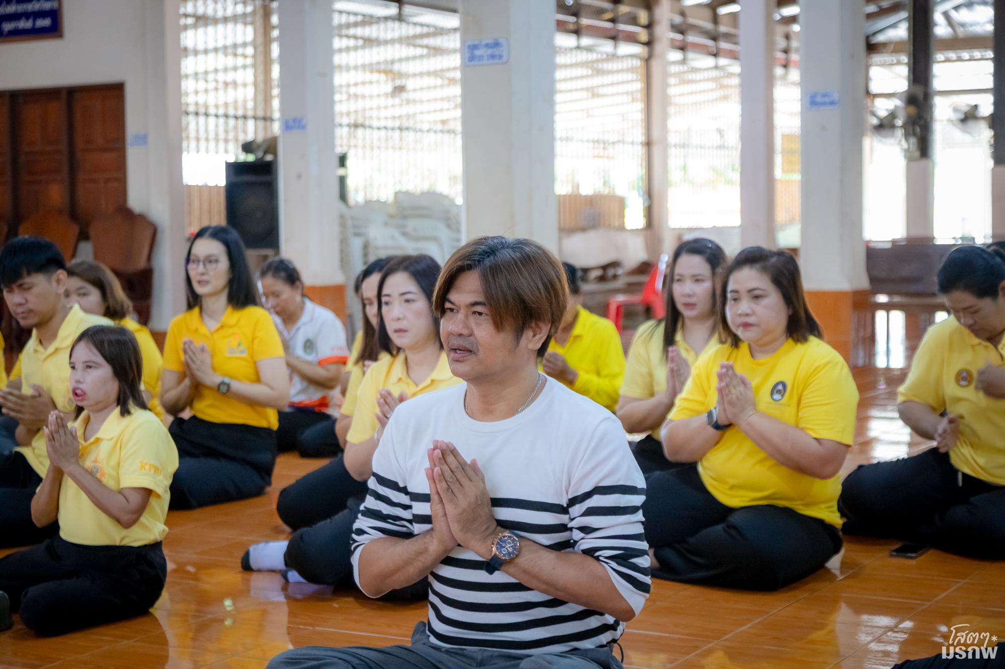 34. กิจกรรมถวายเทียนพรรษา ผ้าอาบน้ำน้ำฝน พร้อมถวายผ้าป่า เนื่องในวันอาสาฬหบูชา และเข้าพรรษา