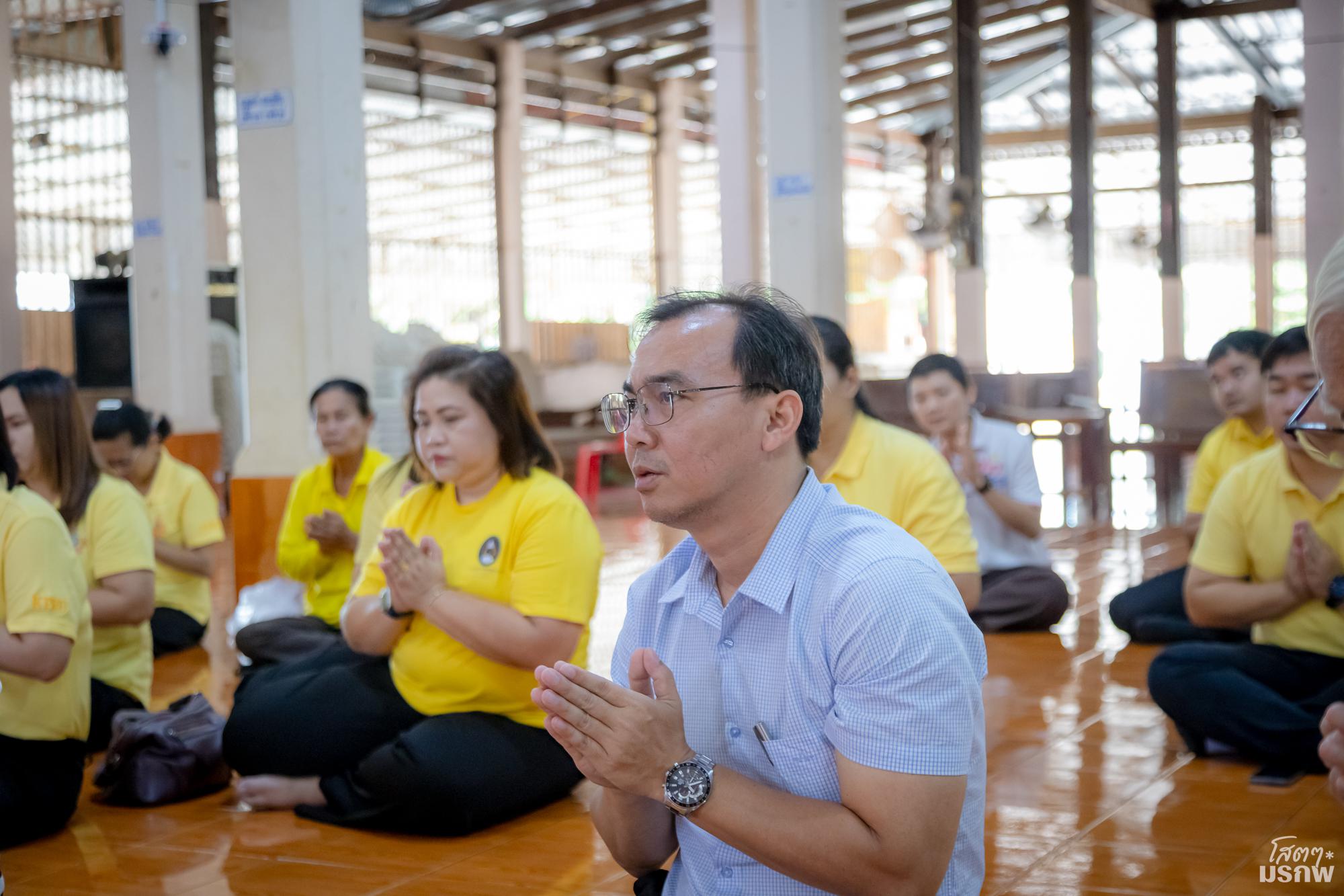 41. กิจกรรมถวายเทียนพรรษา ผ้าอาบน้ำน้ำฝน พร้อมถวายผ้าป่า เนื่องในวันอาสาฬหบูชา และเข้าพรรษา