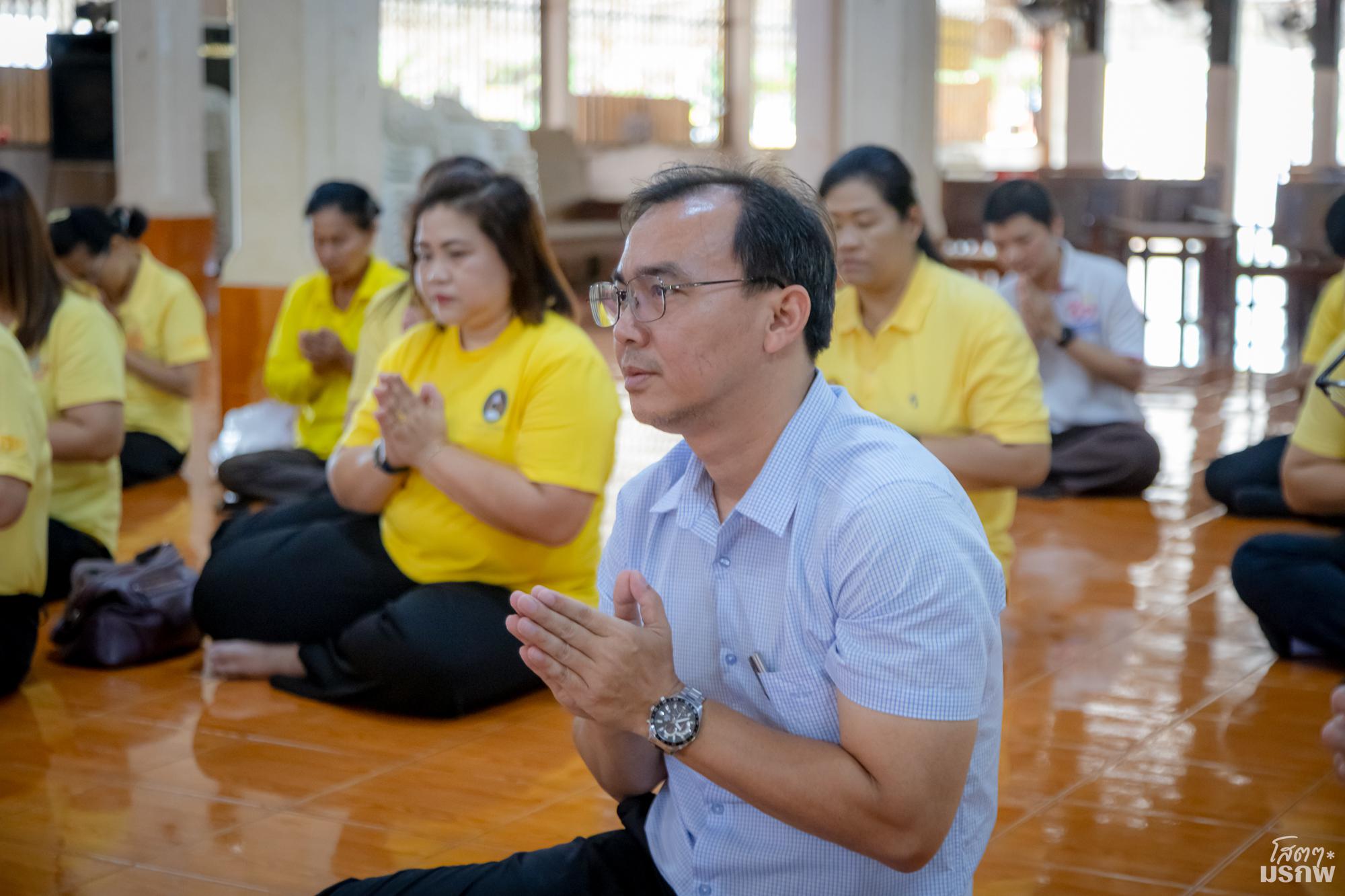 43. กิจกรรมถวายเทียนพรรษา ผ้าอาบน้ำน้ำฝน พร้อมถวายผ้าป่า เนื่องในวันอาสาฬหบูชา และเข้าพรรษา
