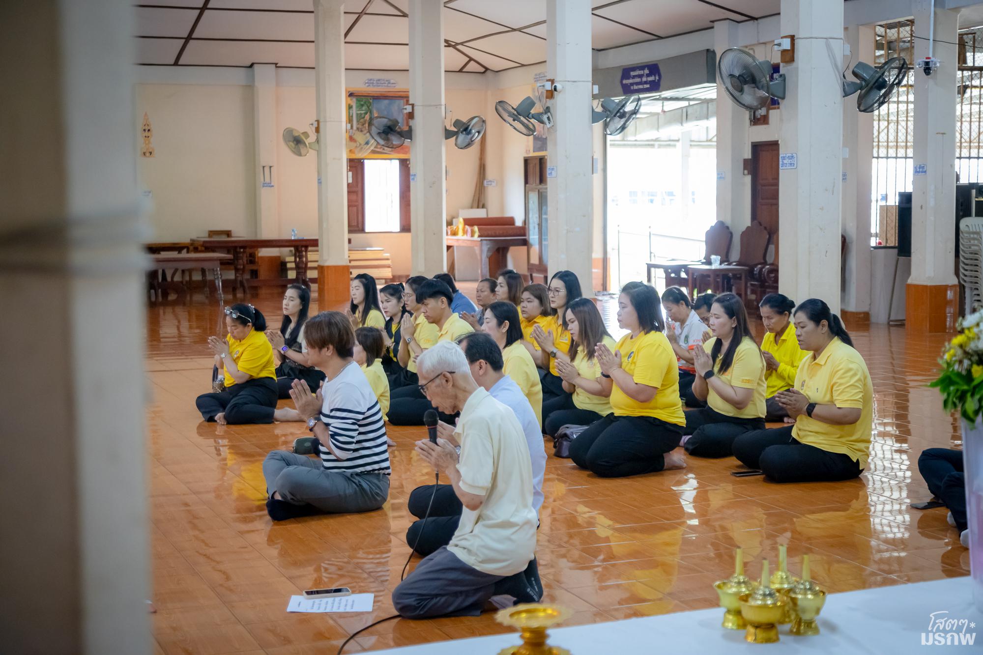 57. กิจกรรมถวายเทียนพรรษา ผ้าอาบน้ำน้ำฝน พร้อมถวายผ้าป่า เนื่องในวันอาสาฬหบูชา และเข้าพรรษา
