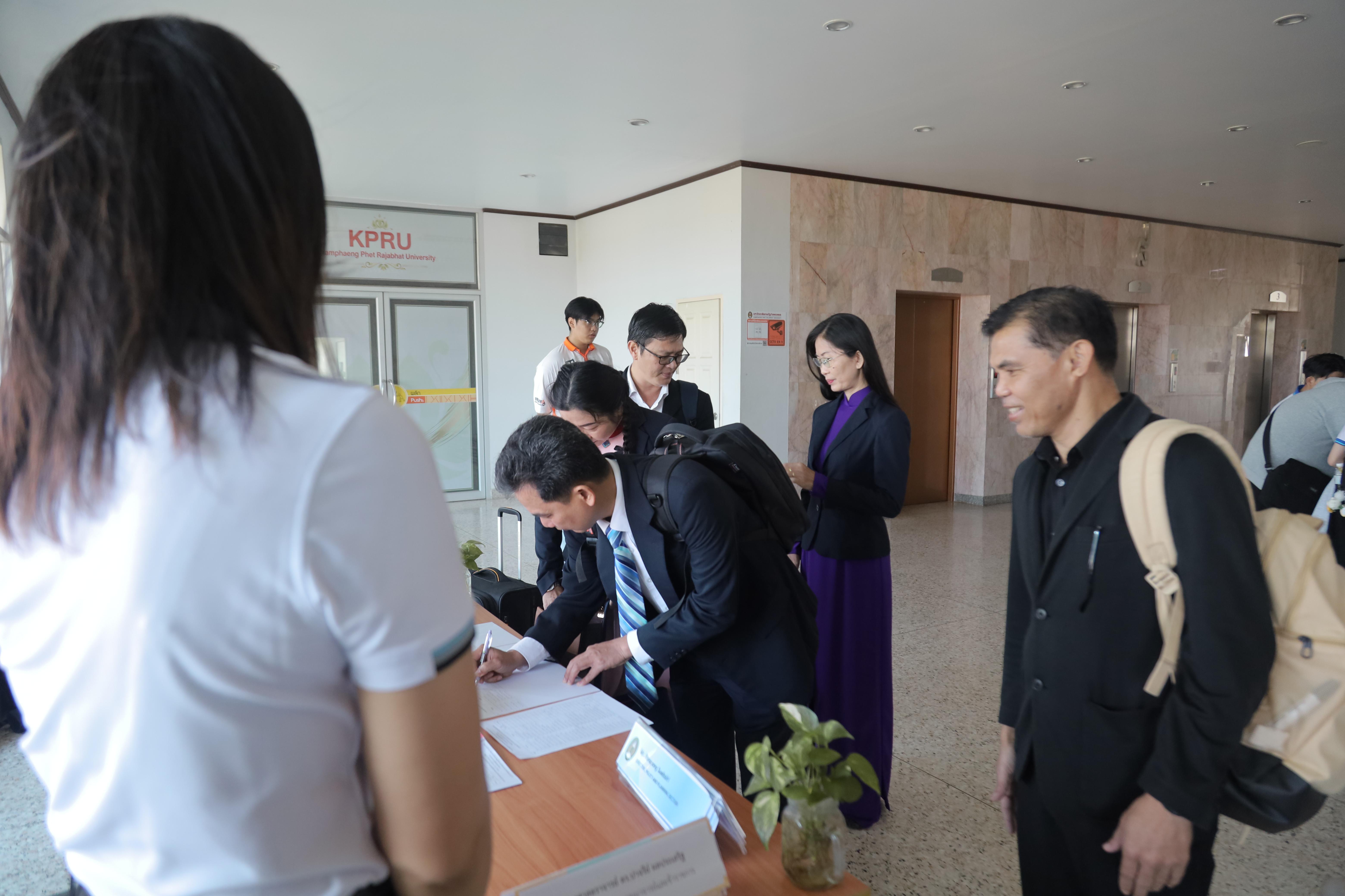 8. โครงการแลกเปลี่ยนทางวิชาการ ภาษาและวัฒนธรรม ระหว่างมหาวิทยาลัยราชภัฏกำแพงเพชร และมหาวิทยาลัยเค่อนเทอ