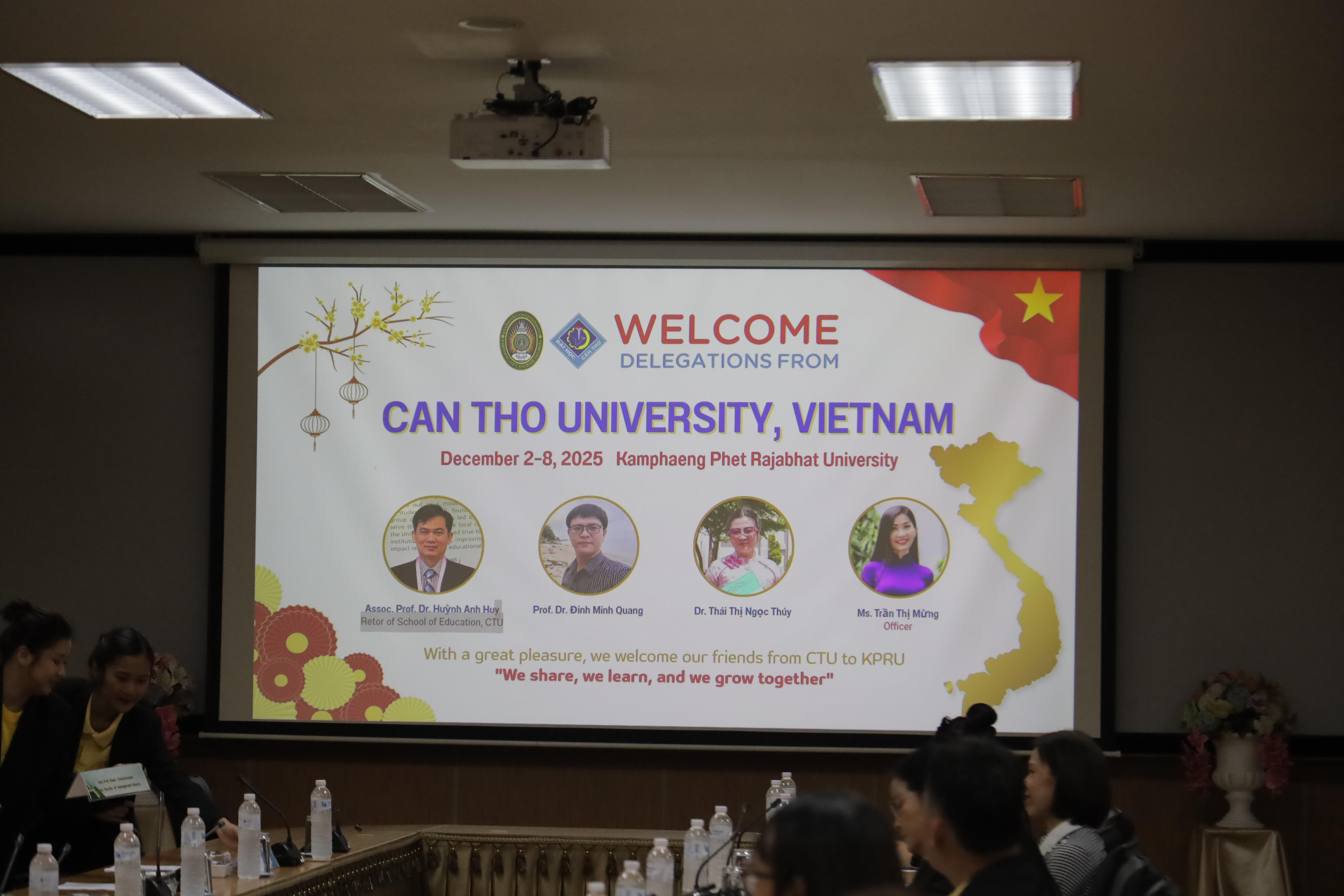 16. โครงการแลกเปลี่ยนทางวิชาการ ภาษาและวัฒนธรรม ระหว่างมหาวิทยาลัยราชภัฏกำแพงเพชร และมหาวิทยาลัยเค่อนเทอ