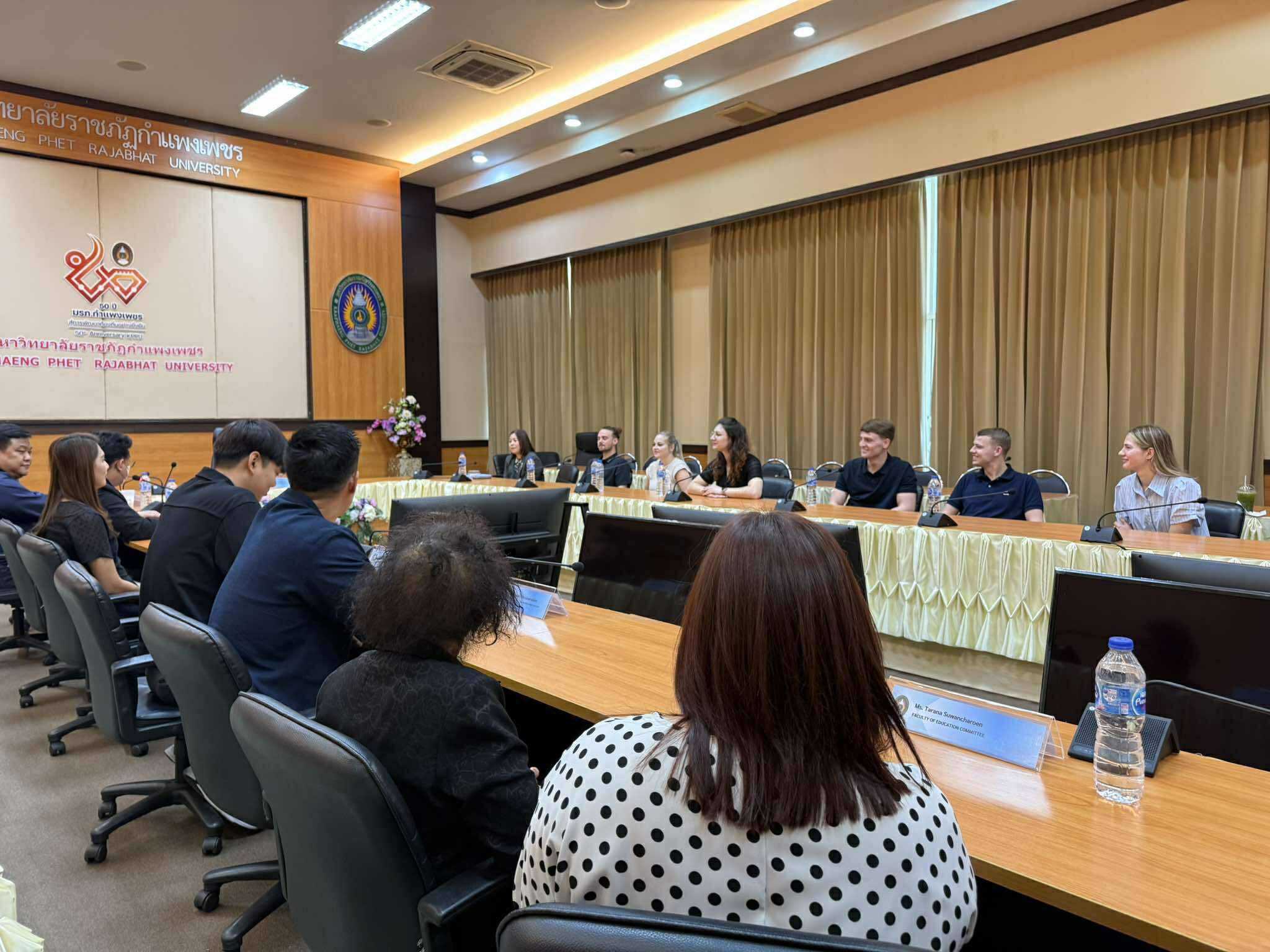 4. มหาวิทยาลัยราชภัฏกำแพงเพชร ยินดีต้อนรับคณะผู้แทนจาก GOTOCO และร่วมทำกิจกรรมEnglish for Communication