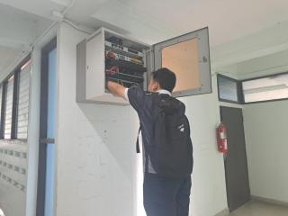 2. แก้ไขเหตุขัดข้องระบบเครือข่ายอินเทอร์เน็ตหอพักหญิง